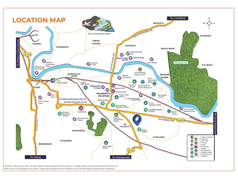 shapoorji pallonji titan tower in joyville hadapsar location map